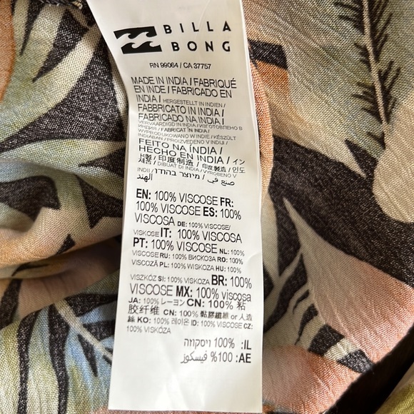 🆕 Billabong Romance Mini Dress - Picture 14 of 15